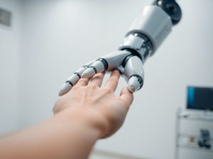 NewsHot 1 robot medical asistând pacient, tehnologie viitoare