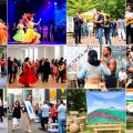 Colaj vibrant de evenimente artistice importante.
